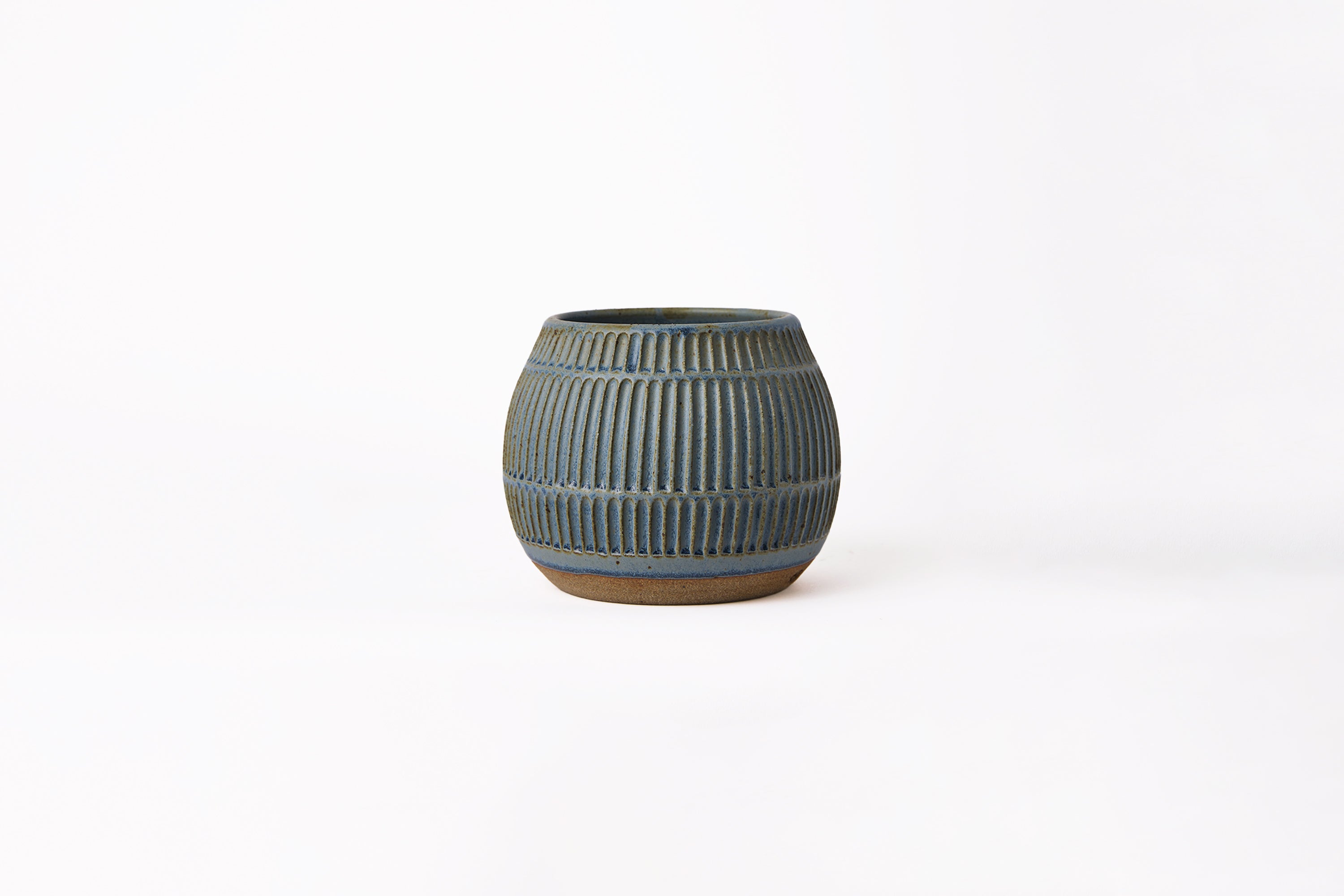 Mt. Washington Pottery - Small Planter - Blue