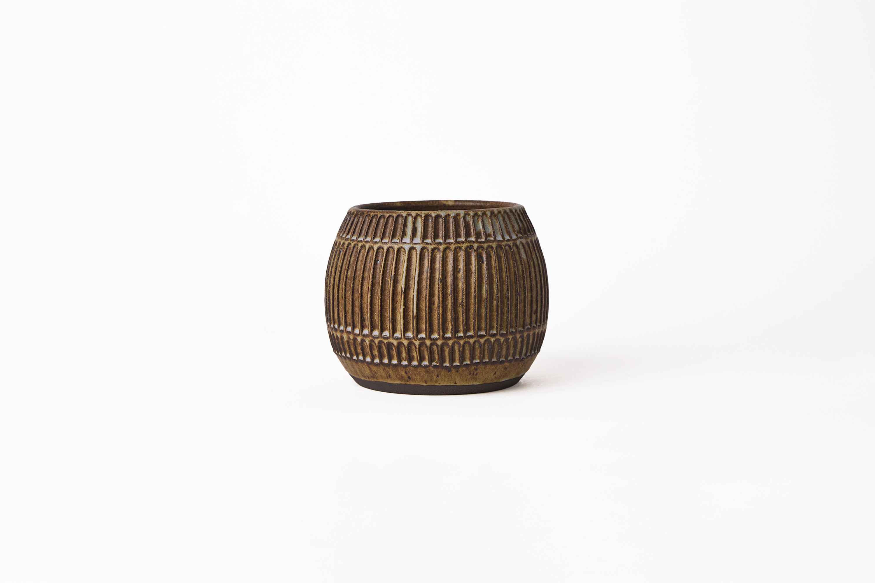 Mt. Washington Pottery - Small Planter - Dark Lavender