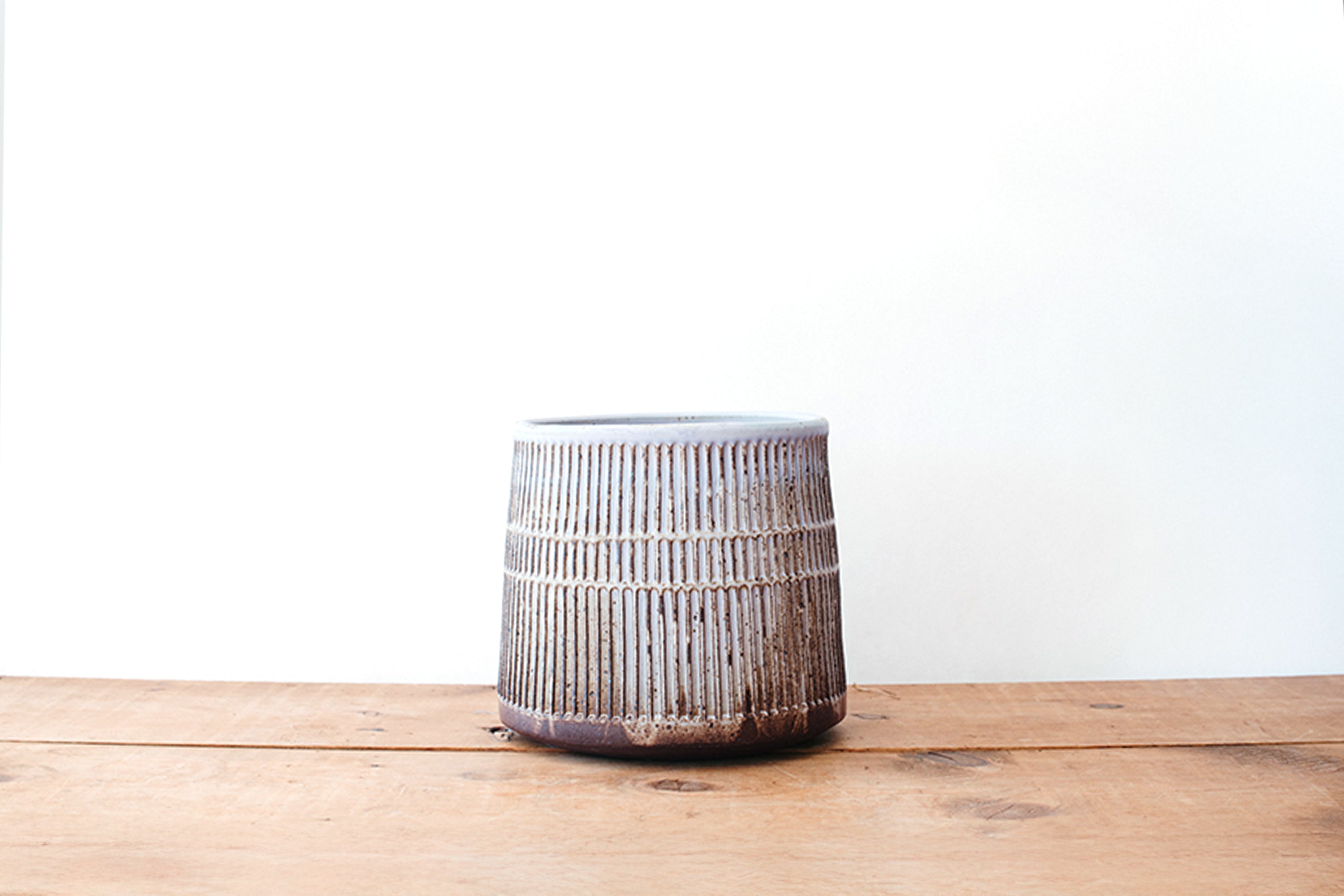 Large Carved Planter - Lavender