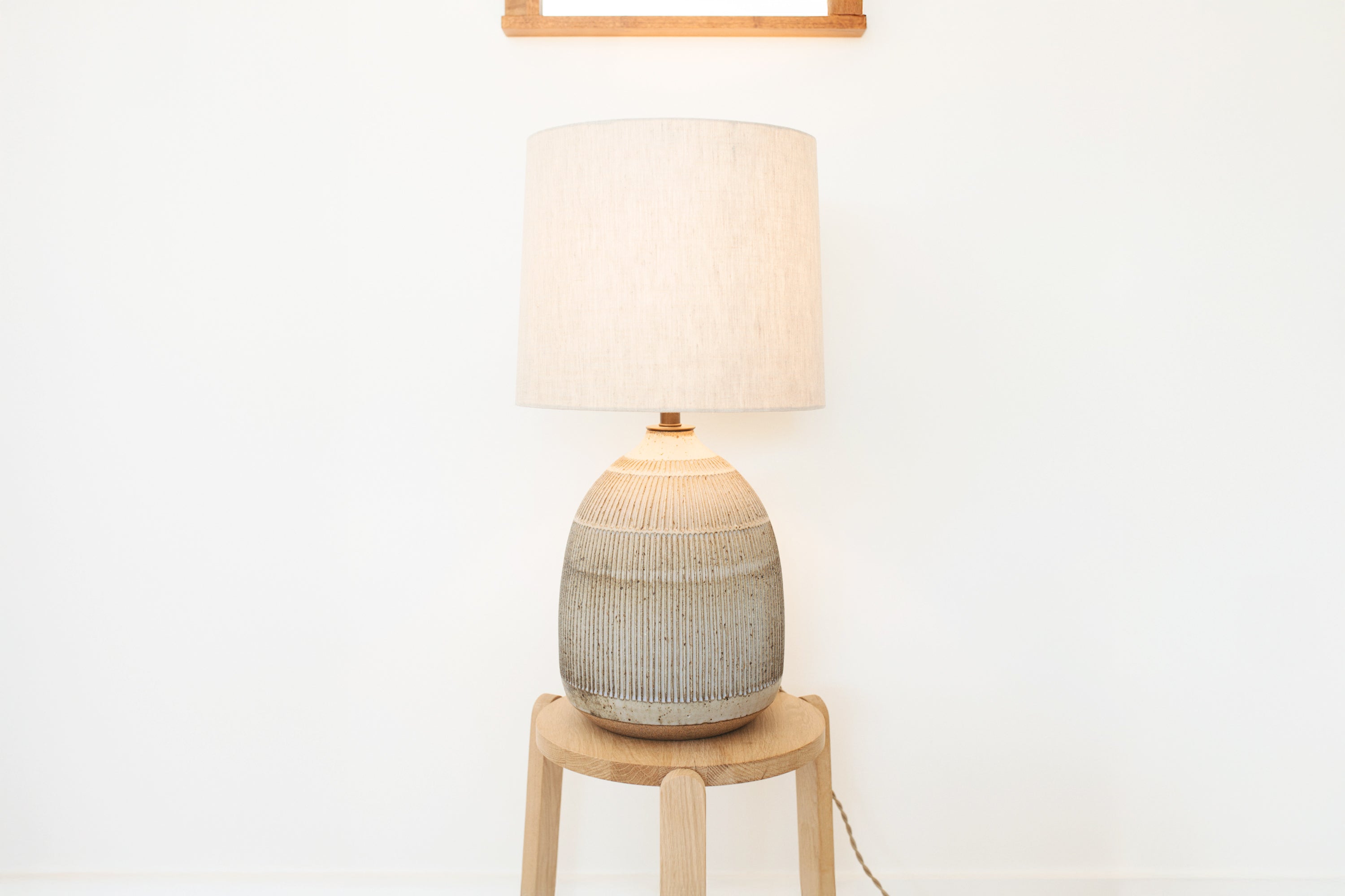 Lavender Barrel Lamp