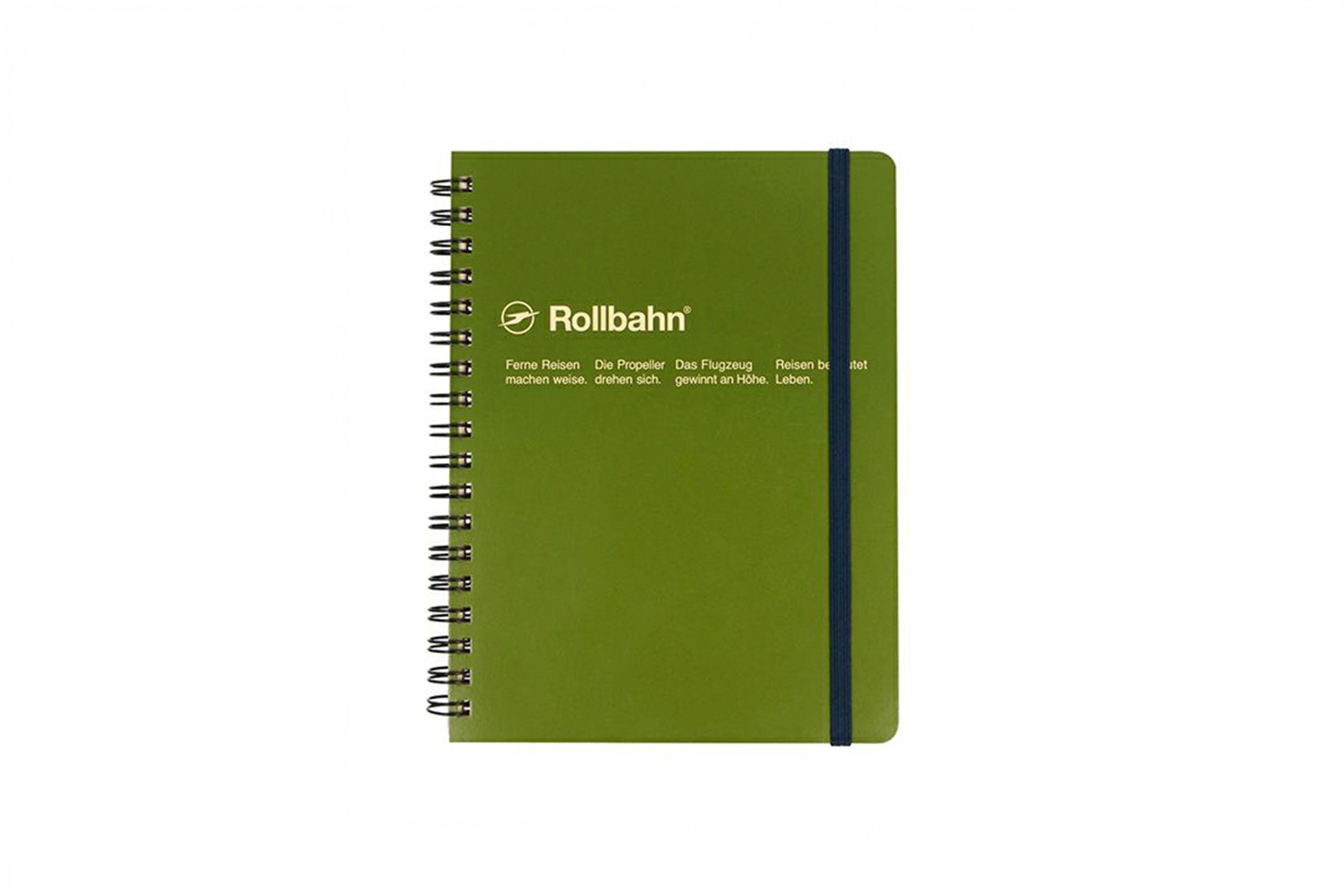 Delfonics - Rollbahn Spiral Notebook (A5) - Olive