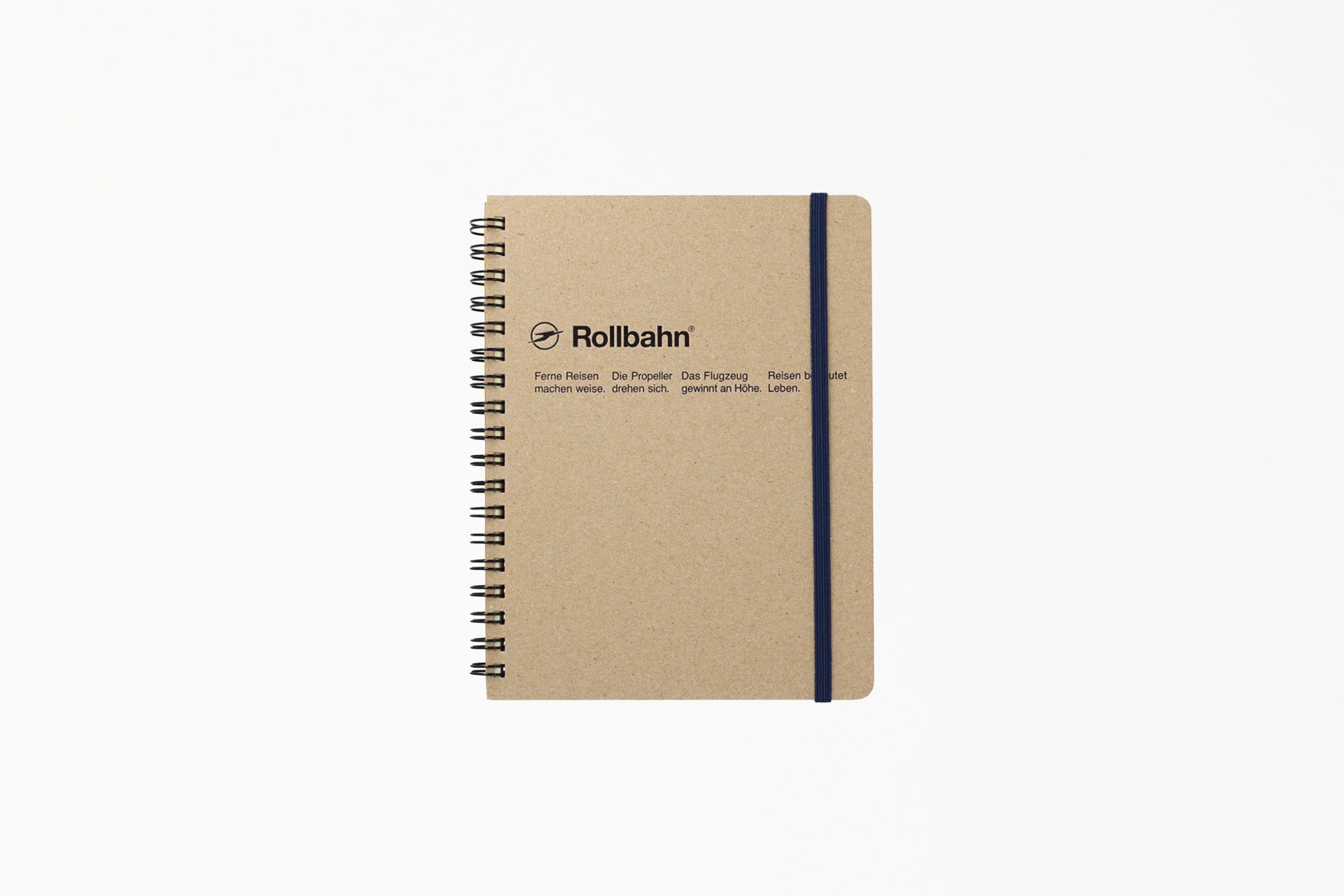 Rollbahn Spiral Pocket Memo Notebook - Kraft
