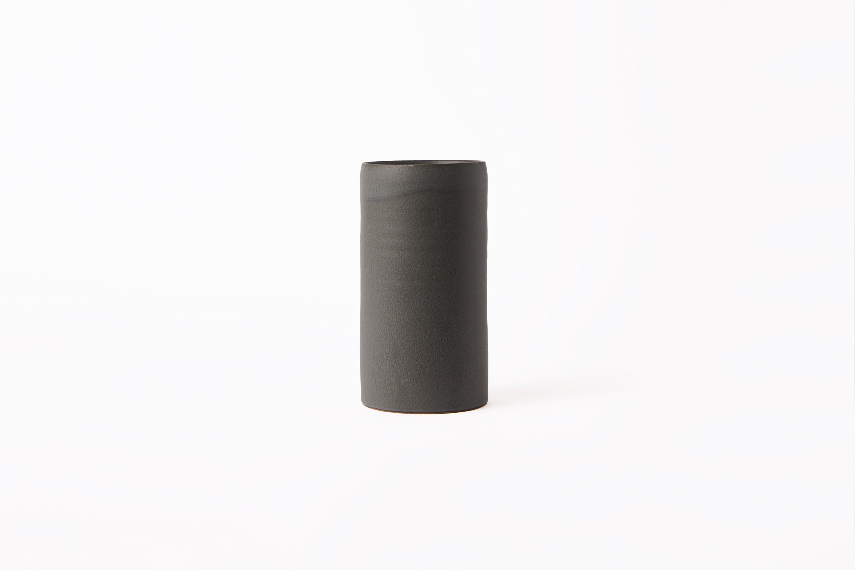 Sheldon Ceramics - Medium Cylinder Vase - Charcoal