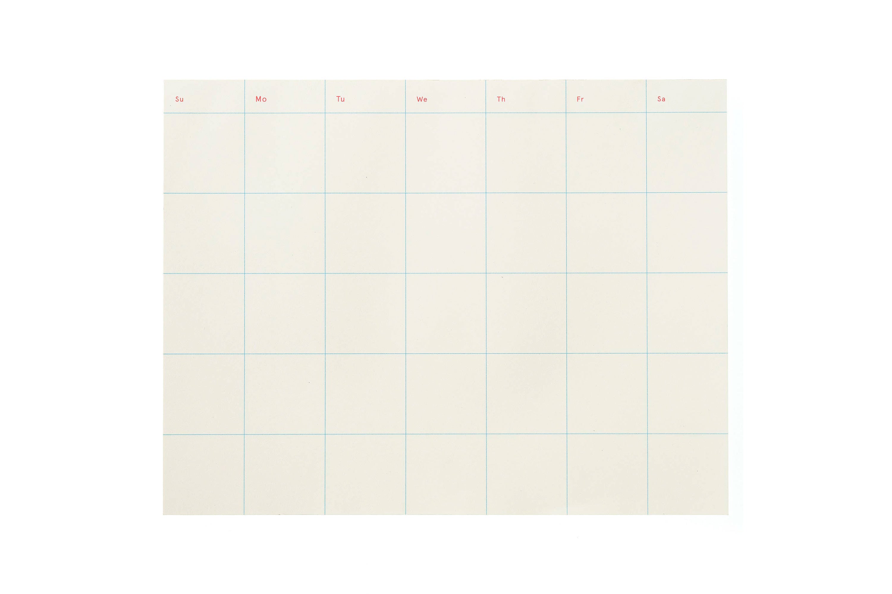 Shorthand Press - Calendar Notepad