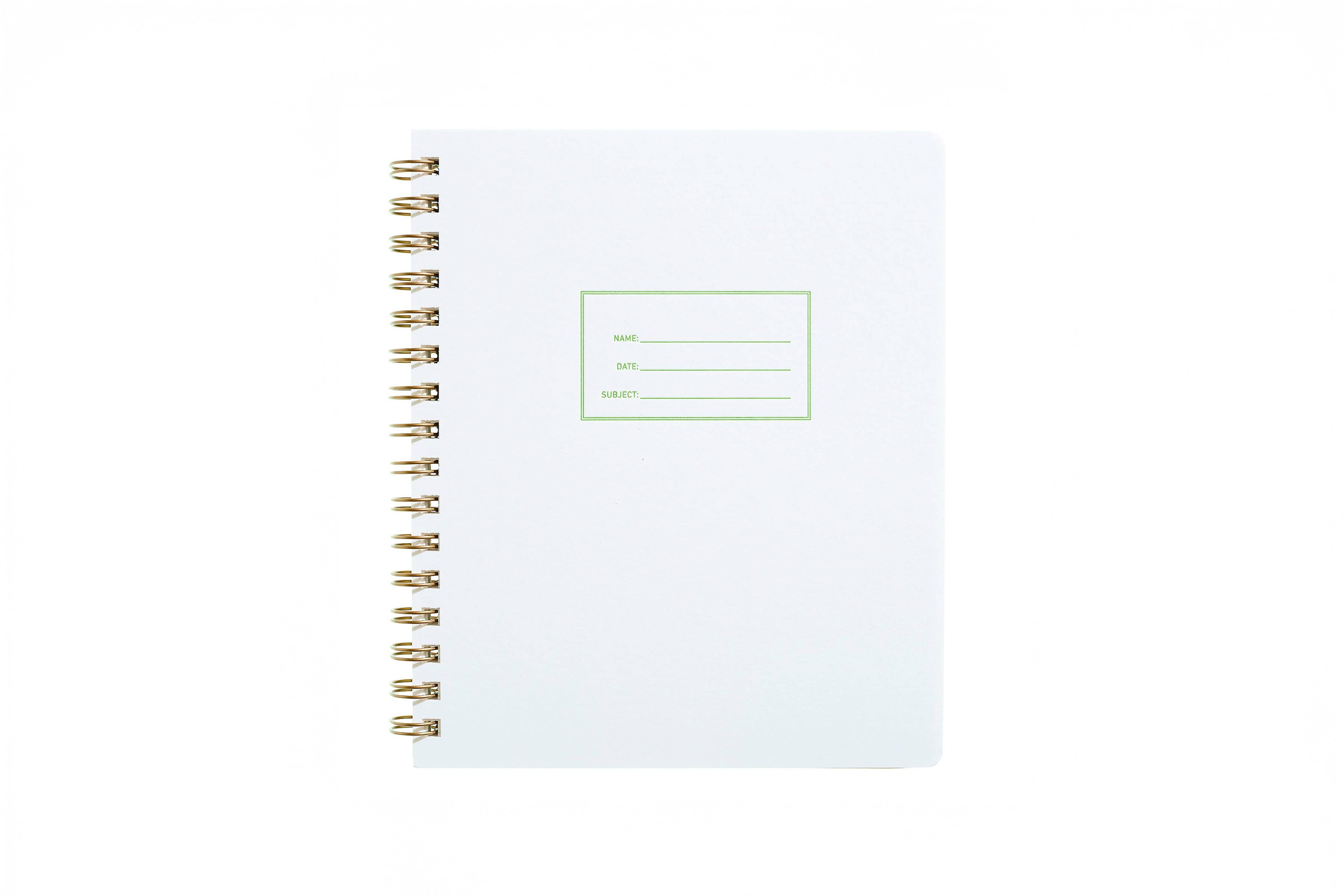 Shorthand Press - Standard Notebook - Courtside White - Lined