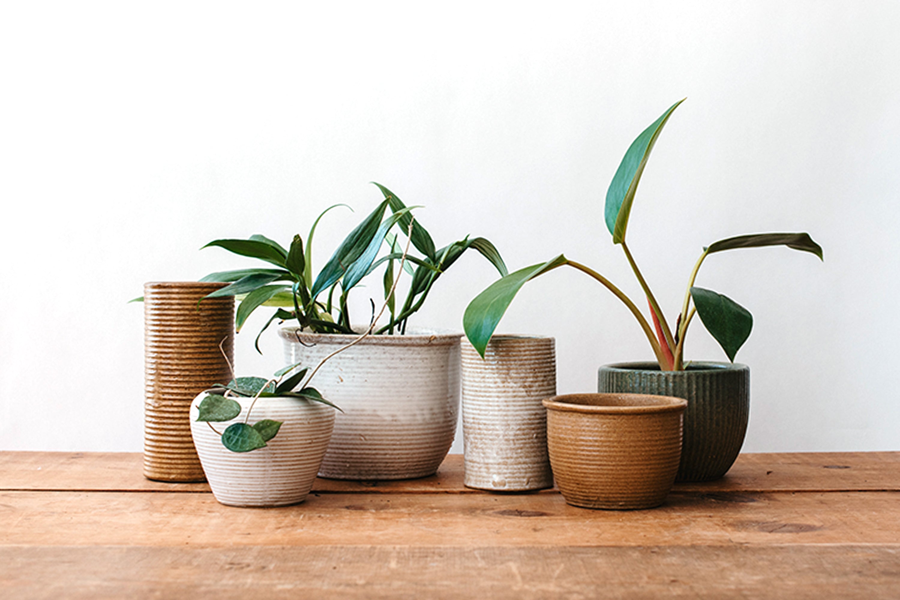 Large Zanesville Homespun Planter - Gloss White