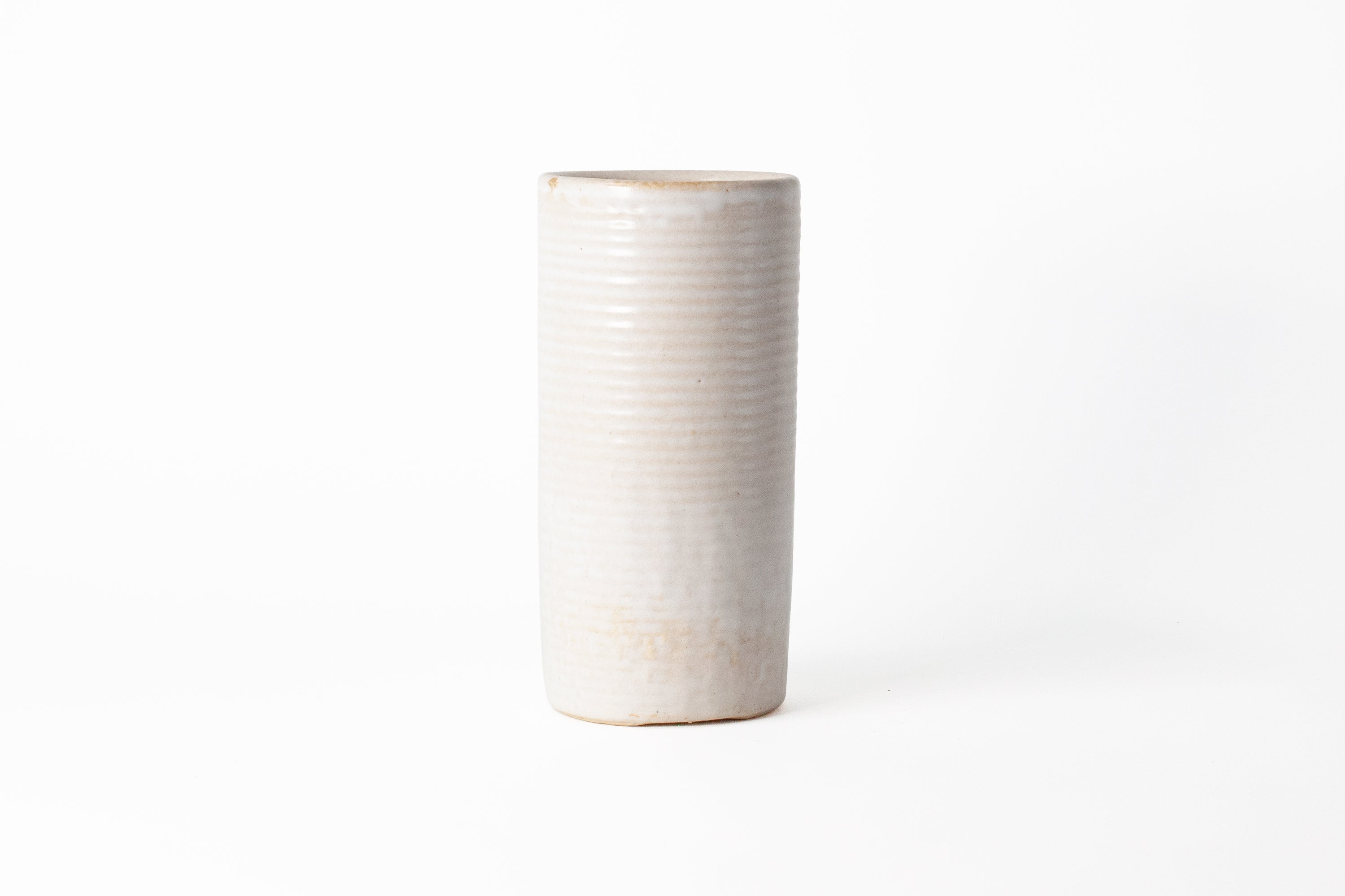 Zanesville Homespun Vase - White/Beige