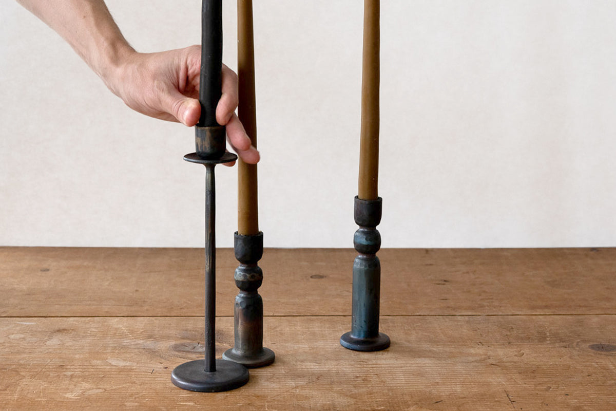 Iron Candleholders