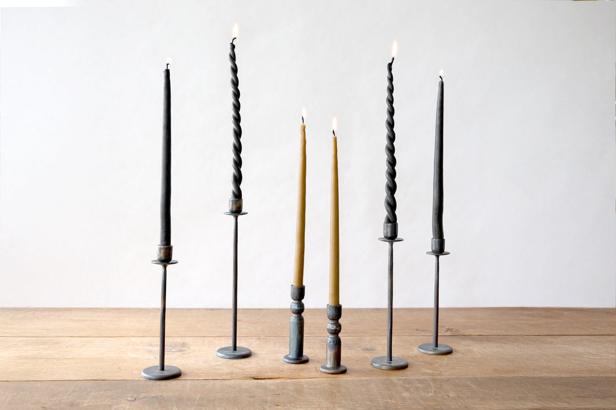 Tapered Iron Candleholders